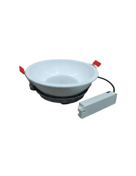 Rendimiento en iluminación 3100190 mango 220 21 c//ew 840 wh-ral9010